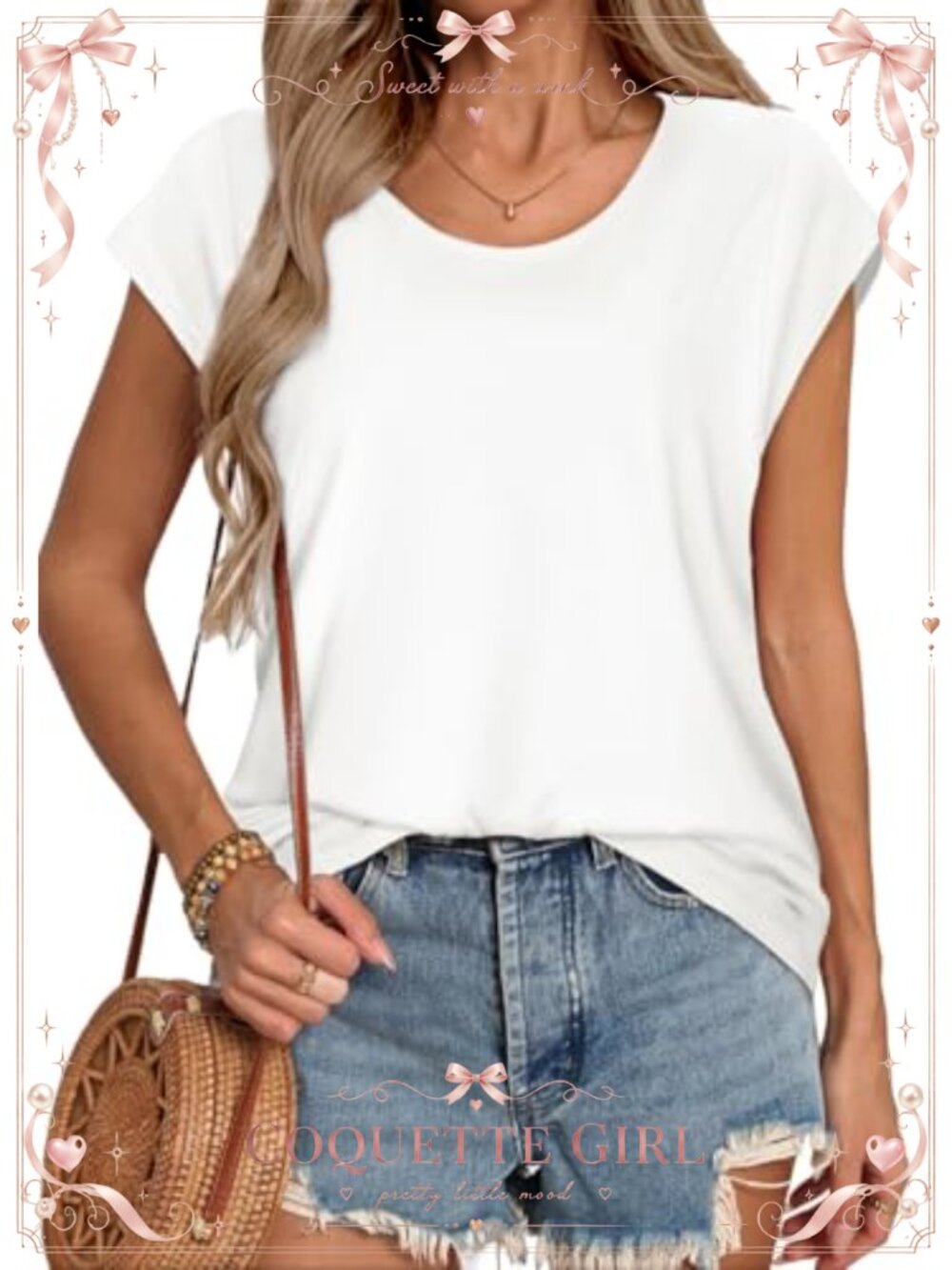 Womens Tank Tops Cap Sleeve V Neck Loose Fit Casual Summer Tshirts